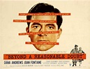 Dexedrina: El affiche - Beyond a reasonable doubt, 1956 (Fritz Lang)