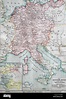 Map, the German Empire under the Hohenstaufen, ca 1200, historical ...