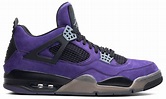Travis Scott x Air Jordan 4 Retro 'Purple Suede - Black Midsole' - Air ...