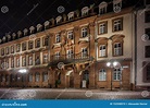 Palais Prince Carl in Heidelberg at Night Editorial Image - Image of ...
