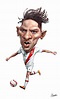 Paolo Guerrero | Caricature, Cartoon, Male sketch