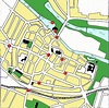 Stadtplan der Altstadt von Warendorf