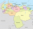 Estados y capitales de Venezuela (2024)