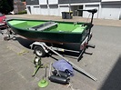 Angelboot Komplett Mit Solar, 2 E-Motoren Und Trailer TÜV 7/24 ...