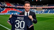 Ligue 1 - Lionel Messi va porter le numéro 30 au Paris Saint-Germain ...