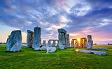 Descargar fondos de pantalla Stonehenge, 4k, puesta de sol, HDR, sol ...