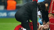 Bayern's Schweinsteiger fractures collarbone | UEFA Champions League ...