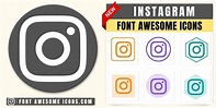 Font Awesome Instagram Icon (IG) | Fa Fa Instagram HTML CSS Icon Code