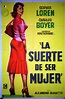 "SUERTE DE SER MUJER, LA" MOVIE POSTER - "LA FORTUNA DI ESSERE DONNA ...