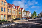 Calles Del Distrito Del Oeste De Ealing, Londres, Reino Unido Foto de ...