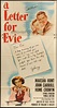 A Letter for Evie (1946) Stars: Marsha Hunt, John Carroll, Hume Cronyn ...