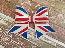Uk British Cheer Bow England Bow UK Big Cheer Bows | Etsy