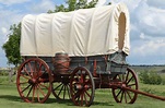 Prairie Schooner Farm Wagons, Old Wagons, Wagon Trails, One Horse Open ...