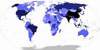 List of countries and dependencies by population - Wikipedia Angola ...