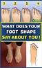 WHAT YOUR FOOT SHAPE REVEALS ABOUT YOUR PERSONALITY! | Greek feet, Palm ...