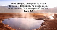 Juan 3:5 - Versículo de la Biblia - DailyVerses.net