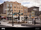 Downtown Yonkers in Westchester County in New York State Stock Photo ...