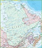 Large detailed map of Quebec