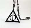 Deathly Hallows Necklace Harry Potter by GardenOfSypria on Etsy
