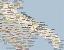 Cartina Fisica Della Regione Puglia | Cartina
