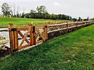 2-Rail Split Rail Fencing - Modern Design - Modern Design 1 | Fence ...
