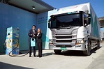 台灣電動商用車開端，Scania交付台灣通運全新26噸電動大貨車