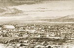 Salt Lake City in c.1870, from 'American - English School, (19th century) als Kunstdruck oder ...