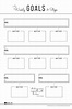 Goal setting is so easy with a printable like this. Fulfill your goals ...