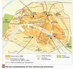 Haussmann de París mapa - Mapa de Haussmann en París (Francia)