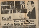 Fallecimiento Juan Domingo Perón | UOM San Martín