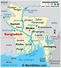 Bangladesh Large Color Map