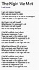The Night We Met Lyrics Lord Huron | Lord huron lyrics, Lyrics to live by, Favorite lyrics