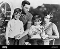 Buster Keaton and his wife Natalie Talmadge with their sons, 1932 Stock ...
