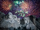Photos of 'THE BIG FIREWORKS' at Mount Rushmore over the years ...