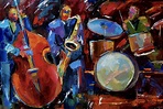 Contemporary Artists of Texas: Abstract Jazz Art , Music Art Paintings ...