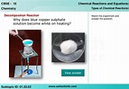 Decomposition reaction