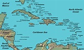 Caribbean Sea Map, Caribbean Country Map, Caribbean Map with Country ...