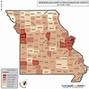 Missouri Population Map - Answers
