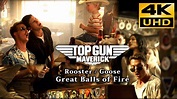 Top Gun Maverick & Top Gun - Great Balls of Fire Scene Mixed -Rooster ...
