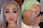 Dennis Rodman Gets Huge Tattoo of Girlfriend Yella Yella on His Face ...