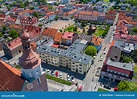 ZORY, POLAND - JUNE 04, 2020: Aerial View of Central Square in Zory ...