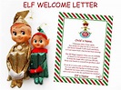 DESCARGA INSTANTE Carta de bienvenida de elfo imprimible / - Etsy España