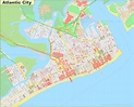 Map Of Atlantic City - Map Of South America