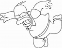 Páginas para colorear originales Original coloring pages: The Simpsons ...