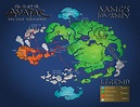 Avatar: The Last Airbender Map on Behance