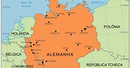 Blog de Geografia: Mapa da Alemanha