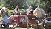 The cast of Camping hates actual camping - YouTube