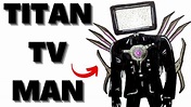 Cómo DIBUJAR al📺TITAN TV MAN (Skibidi Toilet) How to DRAW TITAN TV MAN ...