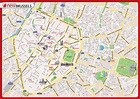 Mapa de Bruselas turismo: atracciones y monumentos de Bruselas