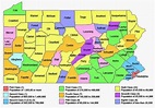Map of Pennsylvania Counties - Free Printable Maps